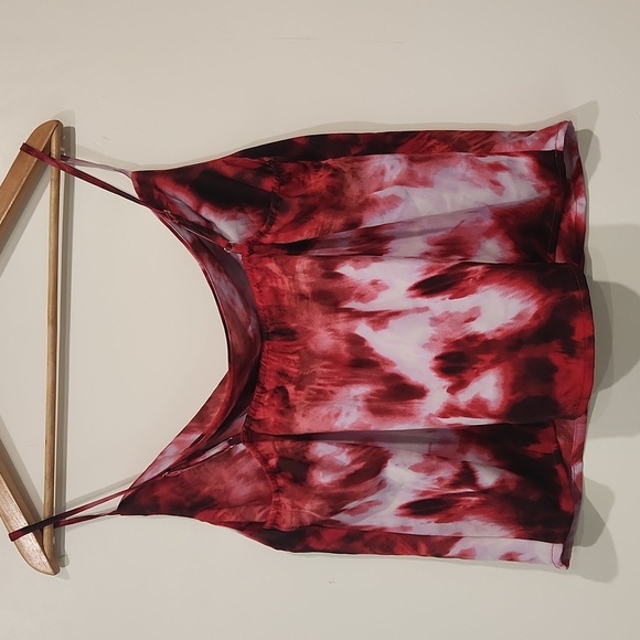Nasty Gal satin tie dye neck slip cami top - Picture 3 of 3